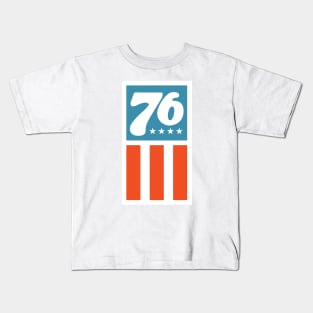 76 - Patriotic Design (Full Color) Kids T-Shirt